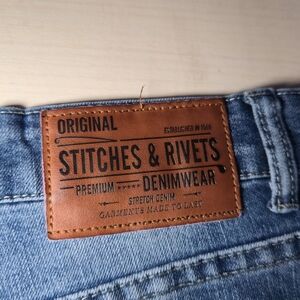 Men's Relaxed Fit Denim Jeans - Blue